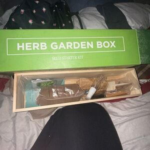 Herb Garden Box Seed Starter Kit